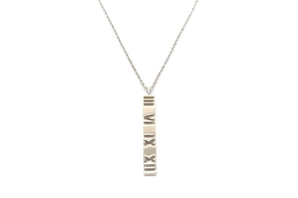 Tiffany Co Atlas Open Circle Necklace Sterling Silver